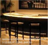Barra Cantinera de Ónix CLAVE: BAR.02