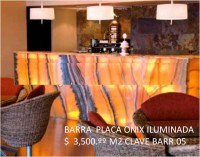 Barra Placa Onix Iluminada BAR.05