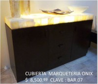 Cubierta Marquetería Onix BAR.07